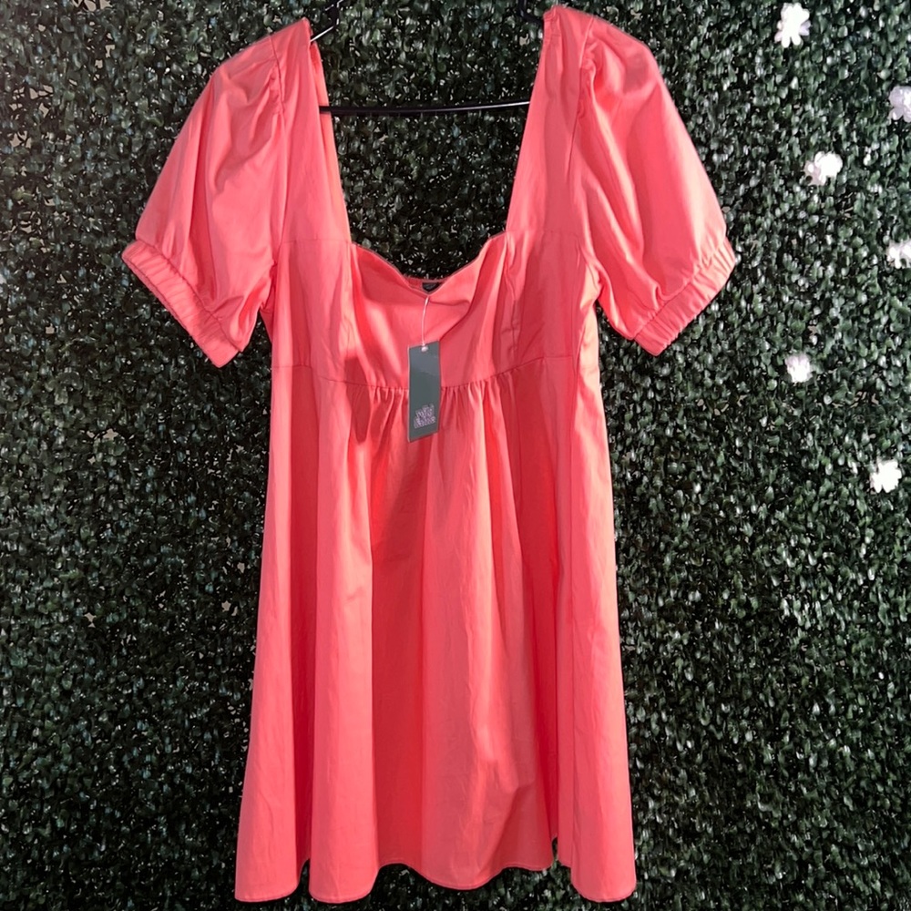 Coral dress